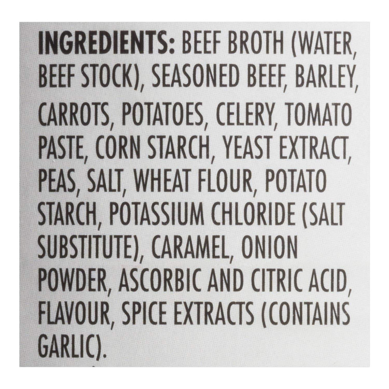 Campbell's Beef Vegetables and Barley Soup, 284ml/9.6 oz. (Imported from Canada)